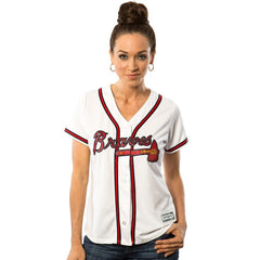 Atlanta Braves Majestic Women's Cool Base Jersey - White 2019