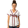 Image of Atlanta Braves Majestic Women's Cool Base Jersey - White 2019