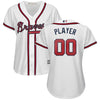 Image of Atlanta Braves Majestic Women's Home 2019 Cool Base Custom Jersey – White 2019