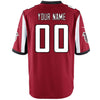 Image of Atlanta Falcons Custom Game Jersey - Red 2019