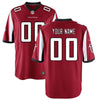 Image of Atlanta Falcons Youth Custom Game Jersey - Red 2019