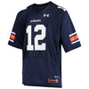 Image of Auburn Tigers Under Armour #12 Perf Replica Football Jersey – Navy 2019