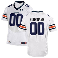 Auburn Tigers Under Armour Custom Replica Jersey – White 2019