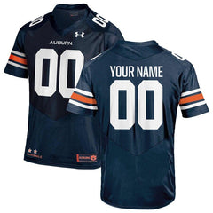 Auburn Tigers Under Armour Custom TC Jersey – Navy 2019