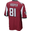 Image of Austin Hooper Atlanta Falcons NFL Draft Game Jersey - Red 2019