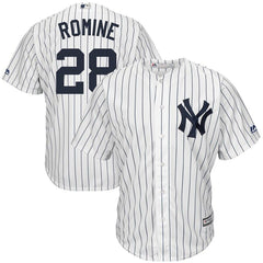 Austin Romine New York Yankees Majestic Home Cool Base Replica Player Jersey - White 2019