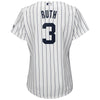 Image of Babe Ruth New York Yankees Majestic Women's Cool Base Player Jersey - White 2019