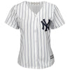 Image of Babe Ruth New York Yankees Majestic Women's Cool Base Player Jersey - White 2019