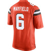 Image of Baker Mayfield Cleveland Browns Game Jersey – Orange 2019