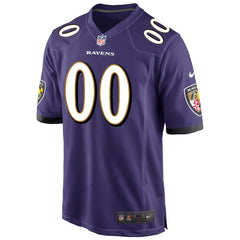 Baltimore Ravens Custom Game Jersey - Purple 2019