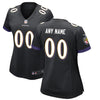 Image of Baltimore Ravens Women's Custom Game Jersey - Black 2019