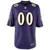 Image of Baltimore Ravens Youth Custom Game Jersey - Purple 2019