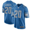 Image of Barry Sanders Detroit Lions Retired Player Game Jersey - Blue 2019