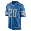 Image of Barry Sanders Detroit Lions Retired Player Game Jersey - Blue 2019