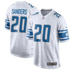 Image of Barry Sanders Detroit Lions Retired Player Game Jersey - White 2019