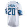 Image of Barry Sanders Detroit Lions Retired Player Game Jersey - White 2019