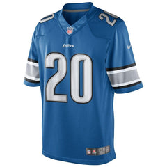 Barry Sanders Detroit Lions Retired Player Limited Jersey - Light Blue 2019