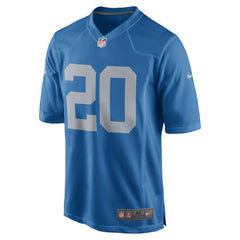 Barry Sanders Detroit Lions Throwback Retired Player Game Jersey - Blue 2019