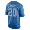 Image of Barry Sanders Detroit Lions Throwback Retired Player Game Jersey - Blue 2019