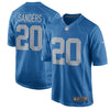 Image of Barry Sanders Detroit Lions Throwback Retired Player Game Jersey - Blue 2019