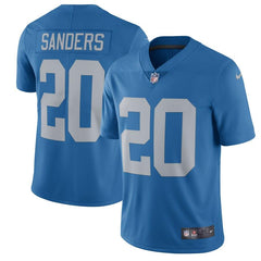 Barry Sanders Detroit Lions Throwback Retired Player Vapor Untouchable Limited Jersey - Blue 2019