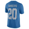 Image of Barry Sanders Detroit Lions Throwback Retired Player Vapor Untouchable Limited Jersey - Blue 2019