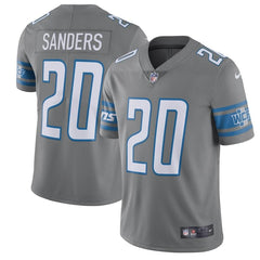 Barry Sanders Detroit Lions Vapor Untouchable Color Rush Limited Player Jersey - Steel 2019