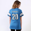 Image of Barry Sanders Detroit Lions Women's Retired Game Jersey - Blue 2019