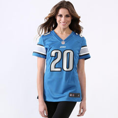 Barry Sanders Detroit Lions Women's Retired Game Jersey - Blue 2019