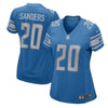 Image of Barry Sanders Detroit Lions Women's Retired Player Game Jersey - Blue 2019