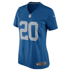 Barry Sanders Detroit Lions Women's Throwback Retired Player Game Jersey - Blue 2019