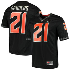 Barry Sanders Oklahoma State Cowboys Alumni Player Jersey – Black 2019