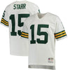 Image of Bart Starr Green Bay Packers Mitchell &amp; Ness Replica Retired Player Jersey - White 2019