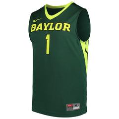 Baylor Bears College Replica Basketball Jersey – Green 2019