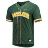 Image of Baylor Bears Vapor Untouchable Elite Full-Button Replica Baseball Jersey - Green 2019
