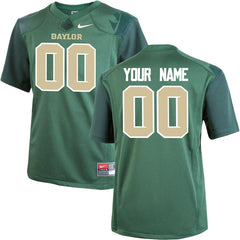 Baylor Bears Youth Custom Replica Jersey - Green 2019