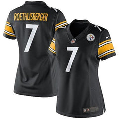 Ben Roethlisberger Pittsburgh Steelers Girls Youth Game Jersey - Black 2019