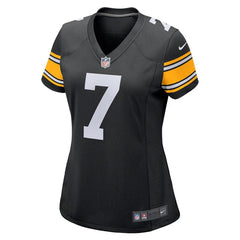 Ben Roethlisberger Pittsburgh Steelers Women's Alternate Game Jersey – Black 2019