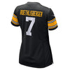 Image of Ben Roethlisberger Pittsburgh Steelers Women's Alternate Game Jersey – Black 2019