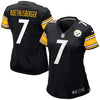 Image of Ben Roethlisberger Pittsburgh Steelers Women's Game Jersey - Black 2019