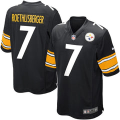 Ben Roethlisberger Pittsburgh Steelers Youth Team Color Game Jersey - Black 2019