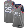 Image of Ben Simmons Philadelphia 76ers City Edition Swingman Jersey – Gray 2019