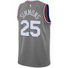 Image of Ben Simmons Philadelphia 76ers City Edition Swingman Jersey – Gray 2019