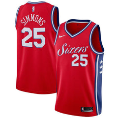 Ben Simmons Philadelphia 76ers Swingman Jersey - Statement Edition – Red 2019