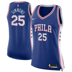 Ben Simmons Philadelphia 76ers Women's Swingman Jersey Royal - Icon Edition 2019