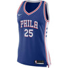 Image of Ben Simmons Philadelphia 76ers Women's Swingman Jersey Royal - Icon Edition 2019