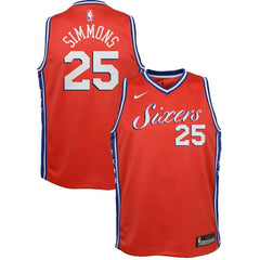 Ben Simmons Philadelphia 76ers Youth Swingman Jersey - Red 2019