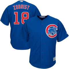 Ben Zobrist Chicago Cubs Majestic Cool Base Player Jersey - Royal 2019