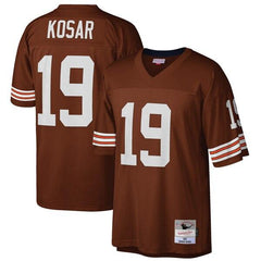 Bernie Kosar Cleveland Browns Mitchell &amp; Ness 1987 Retired Player Replica Jersey - Brown 2019