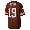 Image of Bernie Kosar Cleveland Browns Mitchell &amp; Ness 1987 Retired Player Replica Jersey - Brown 2019